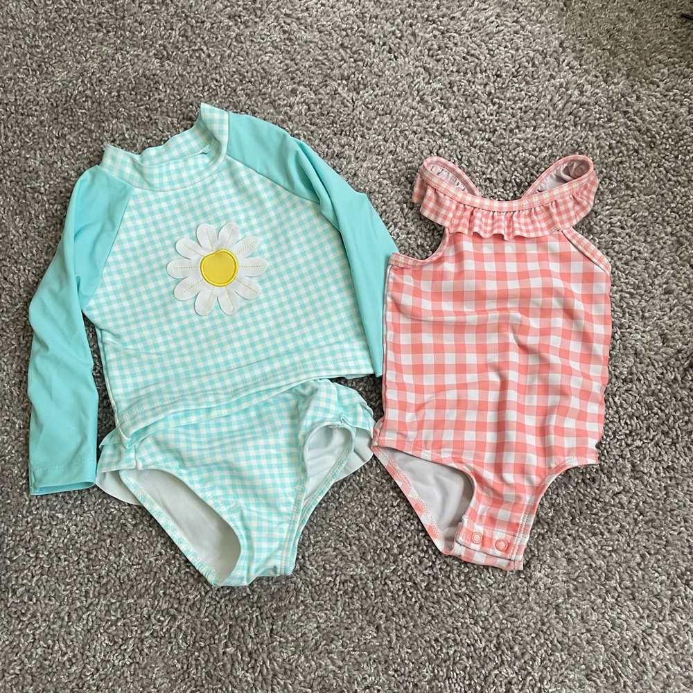 Baby Girl Size 6month Swim Bundle